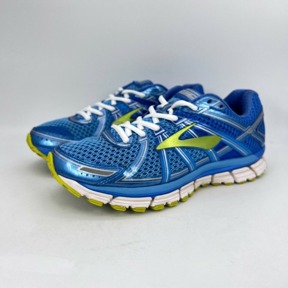 Brooks Adrenaline GTS 17 Blue Green Women Running Shoes 1202311B464 Size 9.5